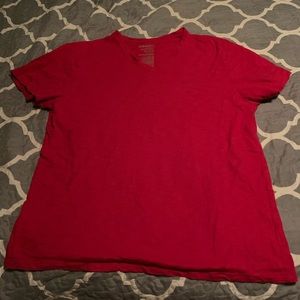 Old navy slub knit v neck t shirt